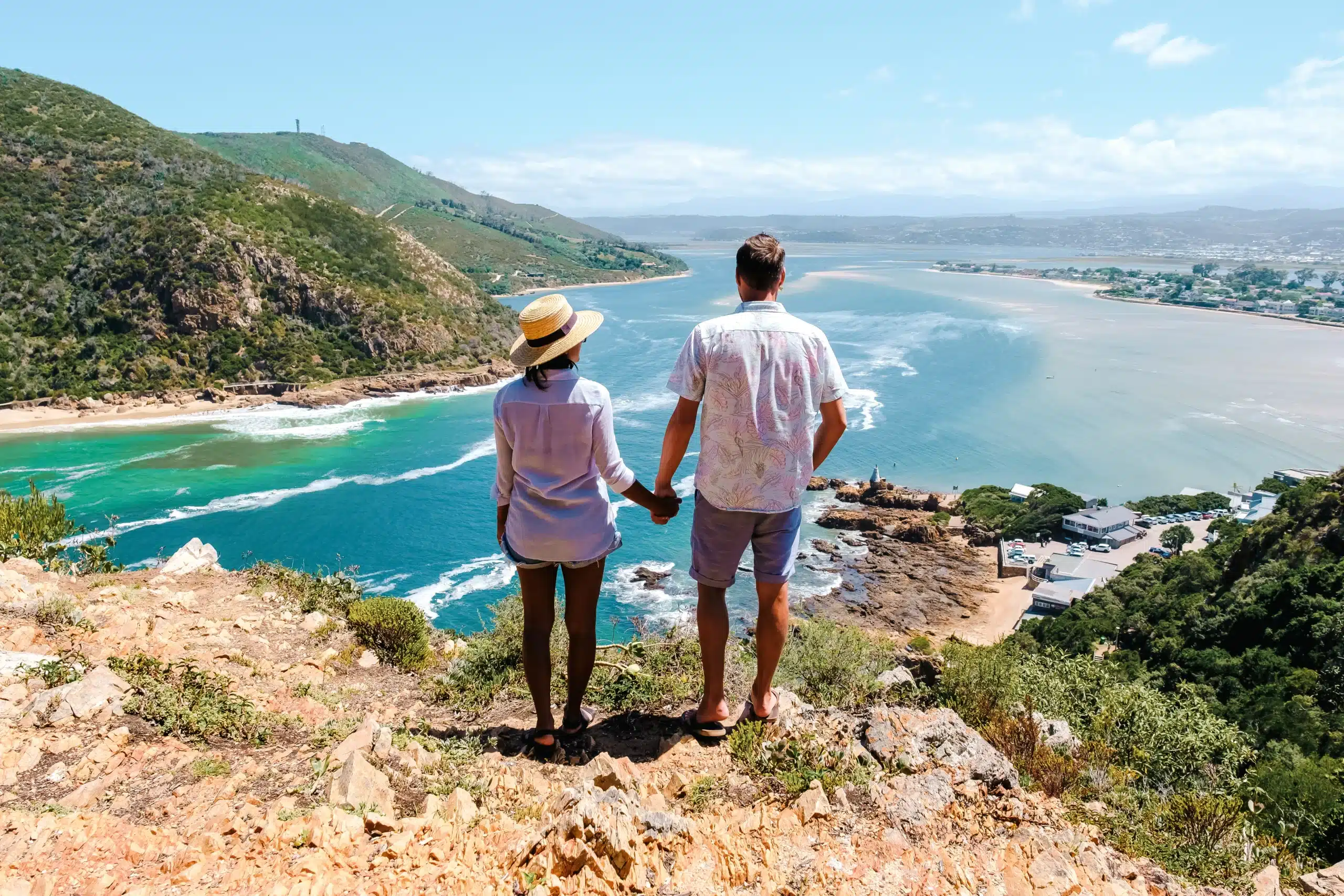 image of traveling couple